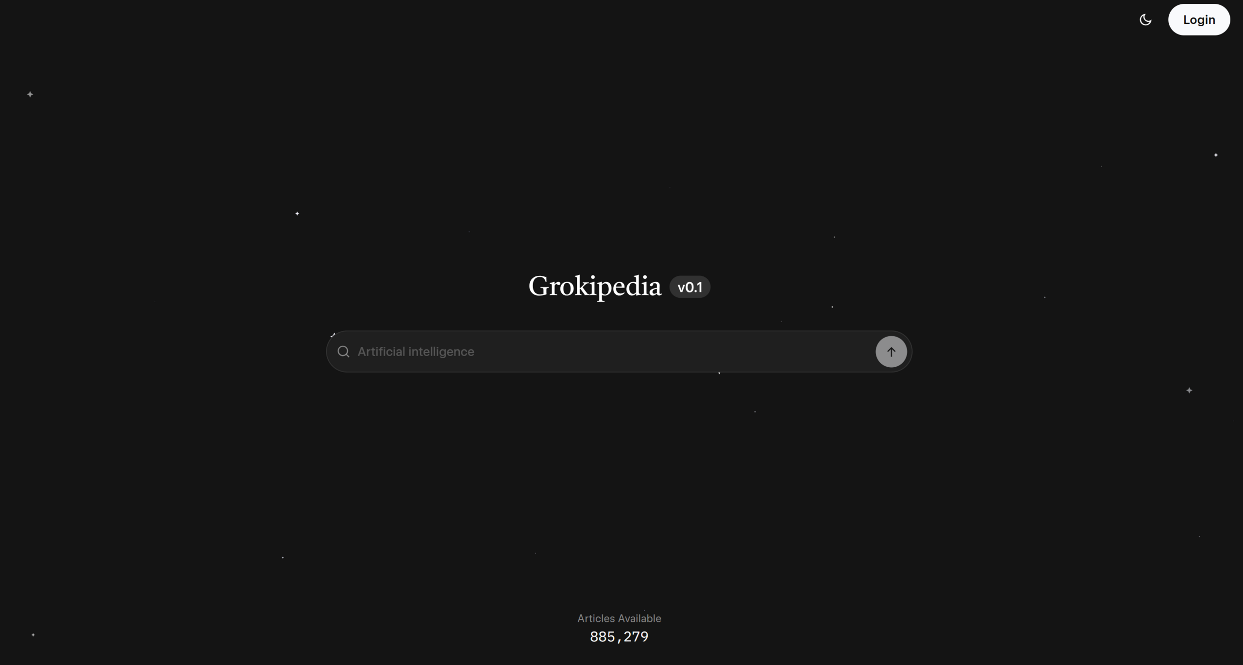 Grokipedia_homepage