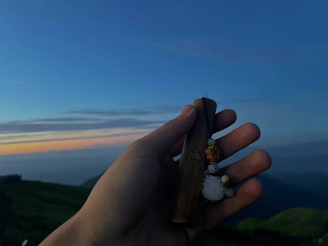 萍乡武功山朝霞与高山草甸